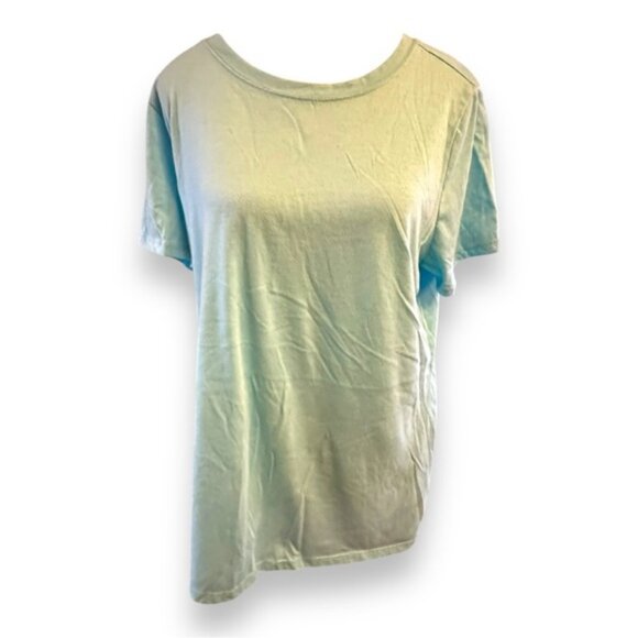 Women’s torrid 1 Pale Blue Everyday Signature Jersey Crew Neck Tee 14 16 1X 1XL - Picture 1 of 9